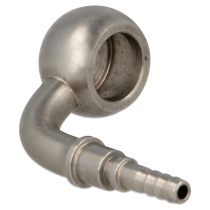 Krimp Slanganslutning Banjo 90° AN3 QSP Products